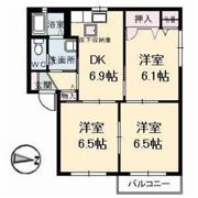 メゾンドフルール A棟の間取り画像