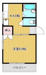 メゾンサンシャインの間取り画像