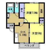 皆生ニューハイツの間取り画像