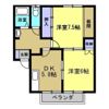 皆生ニューハイツの間取り画像