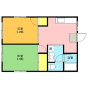 コーポ梶野Bの間取り画像