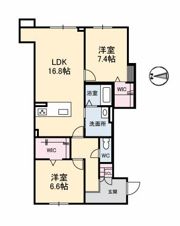 シャーメゾンステージ古川西 B棟の間取り画像