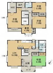 グリーンベルA棟の間取り画像