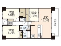 サーパスシティ草津新町の間取り画像