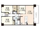 サーパスシティ草津新町の間取り画像