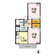 アベニール Ⅱの間取り画像