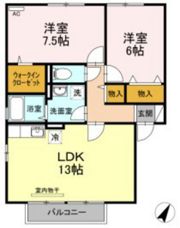 サンハイツKの間取り画像