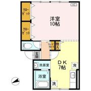コーポ・アルペラ Aの間取り画像