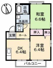 メテオール A棟の間取り画像
