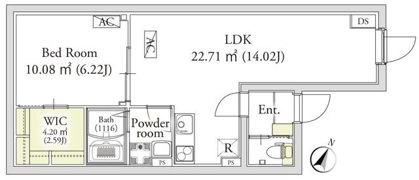カーサフェリーチェ自由が丘の間取り画像