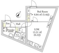 カーサフェリーチェ自由が丘の間取り画像