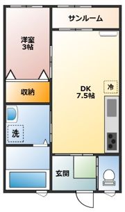 エクセレント18の間取り画像