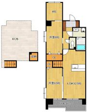 コンプレート金田の間取り画像