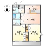 シャルム藤の間取り画像
