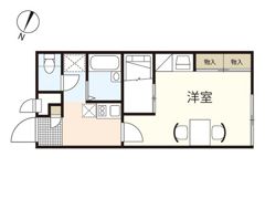 レオパレス東高須の間取り画像