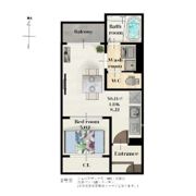 REGALEST薬師堂駅の間取り画像