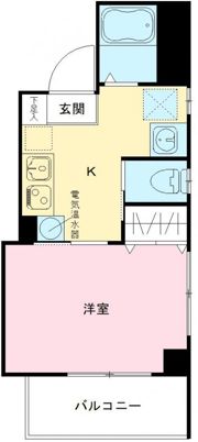 みおつくし堂島Ⅱの間取り画像