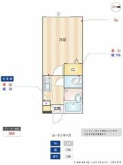 CASAR千住大橋の間取り画像