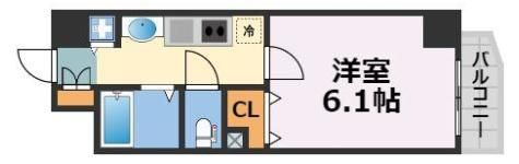 プレサンス中之島公園グラシアの間取り画像