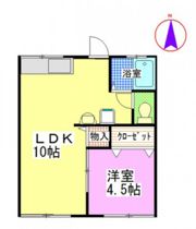 山田コーポ・新棟の間取り画像