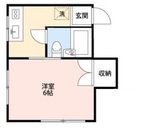 宝コーポの間取り画像