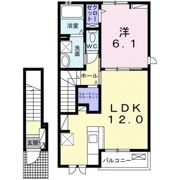 プレイン ハルカの間取り画像