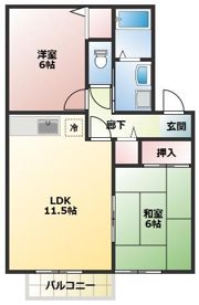 セジュールひかりの間取り画像