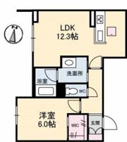 べレオ北方の間取り画像