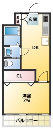 コーポアイリスの間取り画像