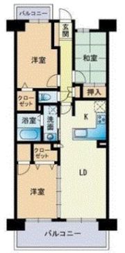 のむら姪浜ヒルズの間取り画像