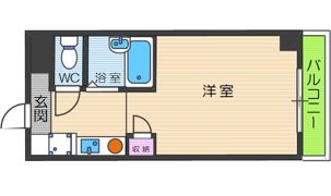 LakiaMaison弁天町の間取り画像