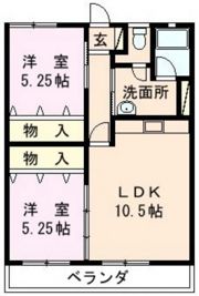 福富グリーンビルの間取り画像