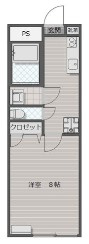 パーシモンコートの間取り画像