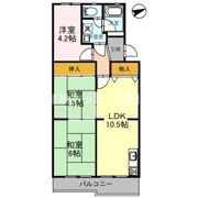 ラフェール国分の間取り画像