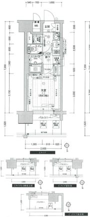 プレサンス難波元町の間取り画像