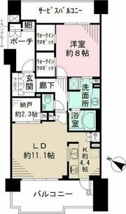 グランドメゾン星が丘山手B棟の間取り画像