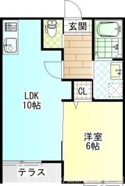 シエル蛍田の間取り画像