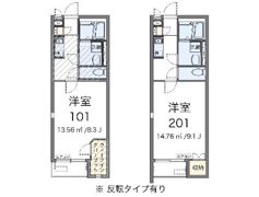 ミランダ桜荘の間取り画像