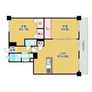 藤和シティホームズ豊中岡町の間取り画像