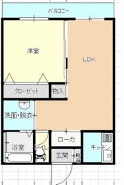 フレシール若草の間取り画像