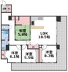 アクシス大阪の間取り画像