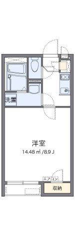 クレイノさんふらわー入谷の間取り画像