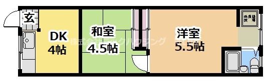 明日香ビルの間取り画像