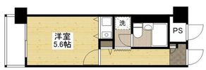 朝日プラザステーションコア福山西町の間取り画像
