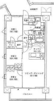 ザ・パークハウス横浜川和町テラスの間取り画像