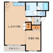 モンテーニュⅡの間取り画像