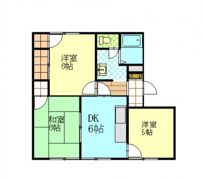 ロジュマン湊Bの間取り画像