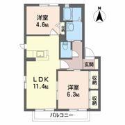 ドリームハイツKEN 1棟の間取り画像