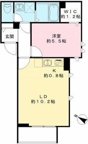 カームコートKの間取り画像