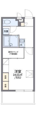 レオパレス大新の間取り画像